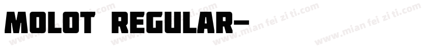 Molot Regular字体转换